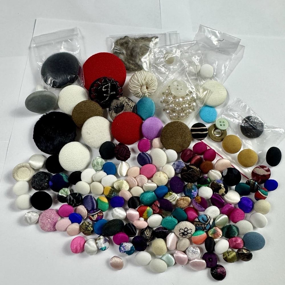 3+ lb Vintage Buttons Lot Color Sorted Mother of Pearl Carded Crafts Sewing - Picture 5 of 16